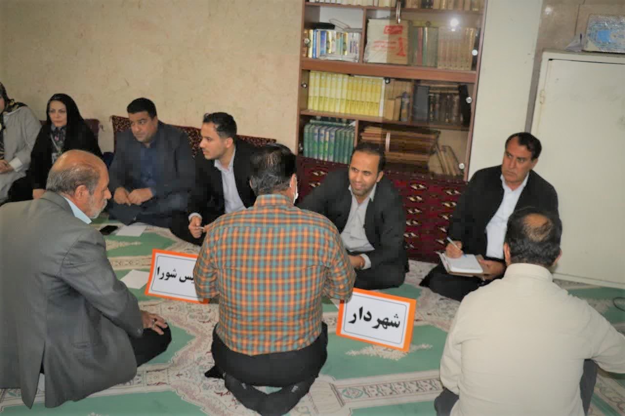 گزارش تصویری از برگزاری دیدار مردمی مسئولین شهر/سه شنبه دوم آبان مسجد محله عباس آباد